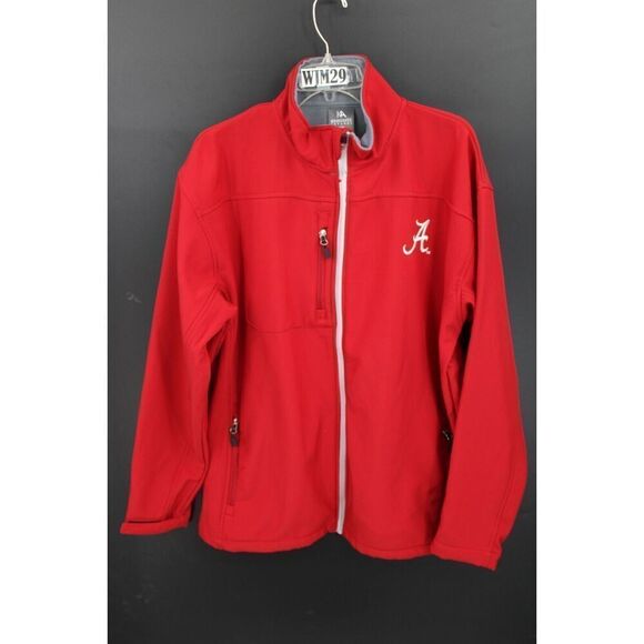 Knights Apparel Alabama Crimson Tide  Soft Shell Jacket Men’s Full Zip Size XL - Picture 1 of 12